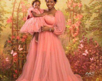 Mommy and Me Dresses for Photo Shoot - Etsy