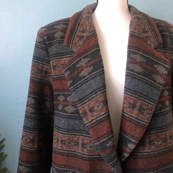 Braetan Wool Blazer Southwestern Chimayo Jacket Co