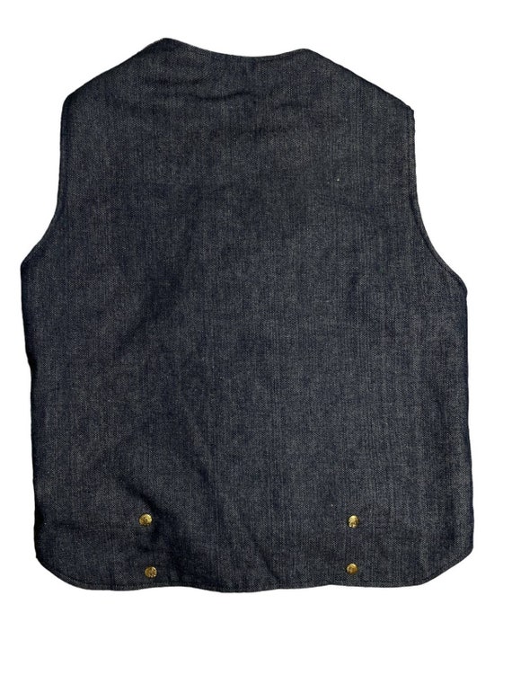 Carter's Vintage Mens Sherpa Vest Size L/XL Cowbo… - image 2