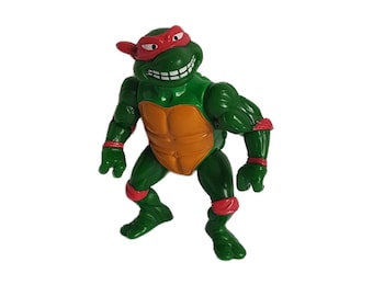 Boneco de ação Vintage Playmates TMNT Breakfightin' Raphael
