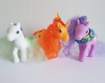 Vintage Fakie Pony Gi-Go Wonder Pony Country Ponys (3er Set)