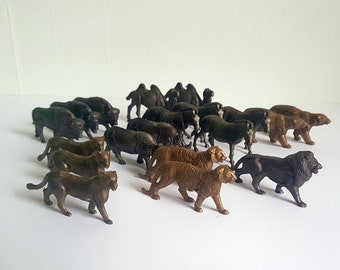 1960 年代のビンテージ プラスチック製おもちゃの動物 - Etsy 日本