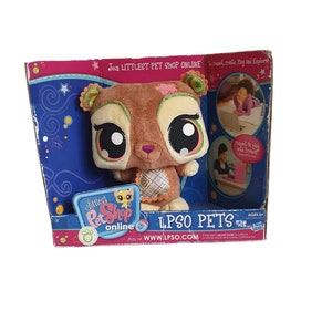 Vintage Littlest Pet Shop NIB NOS LPSO Pets Plush Bear 7&quot;