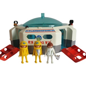 PLAYMOBIL Vintage Espace Playmospace - Set Base 3536 De 1980 - Occasion Bon état