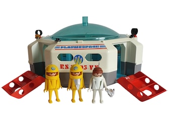 Vintage Playmobil Playmospace Space Station (#3536)