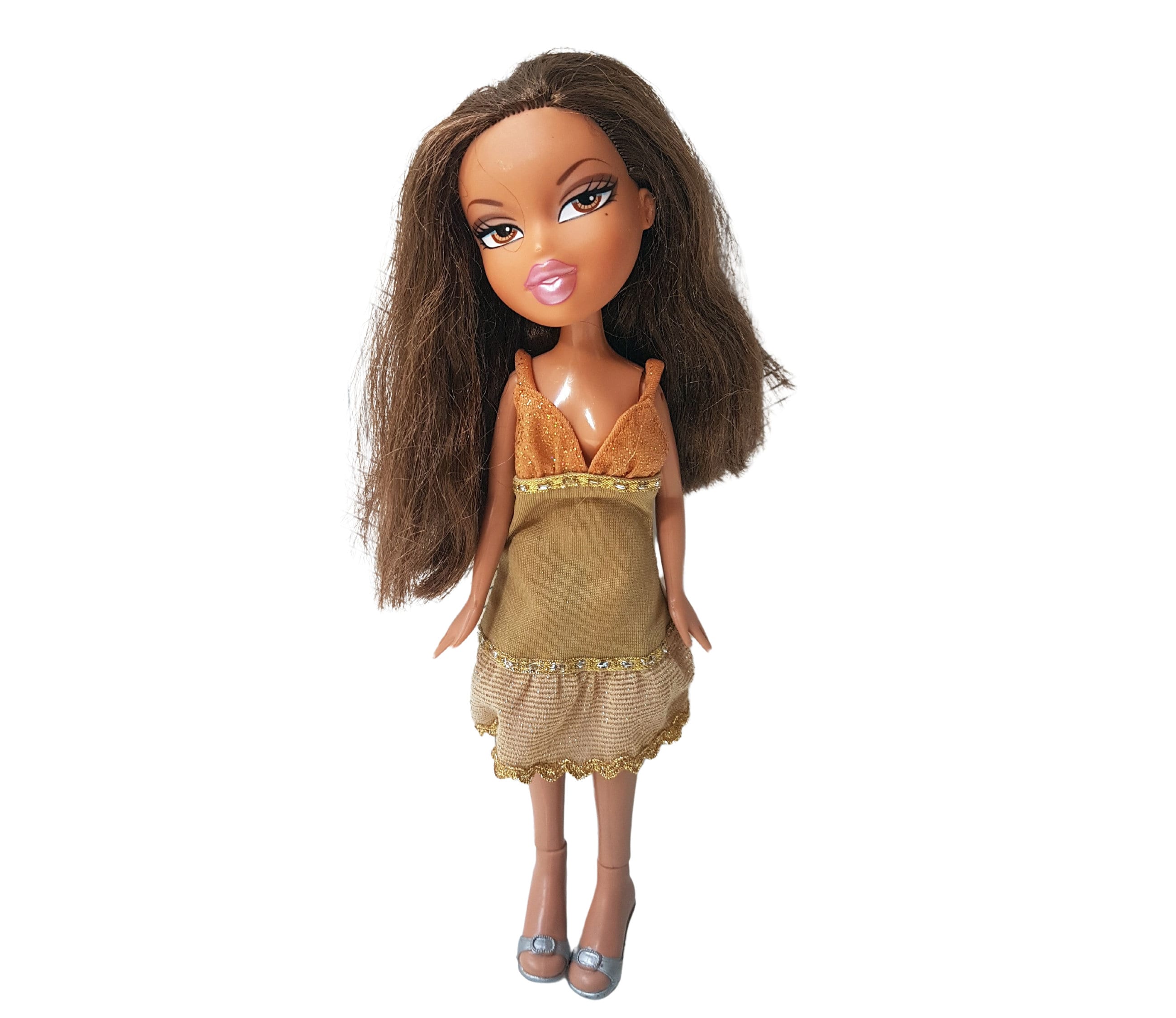 Vintage Bratz Doll Yasmin in Golden Party Dress - Etsy