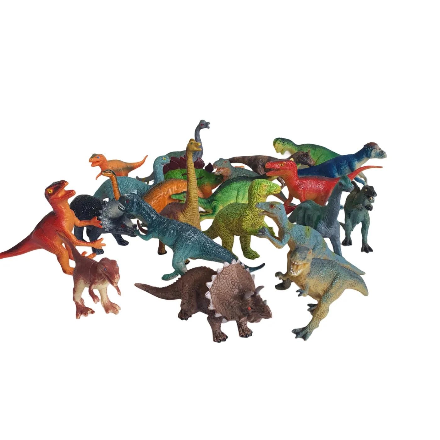TYCO TOYS 1988 恐竜フィギュア 武装 ティラノサウルス レトロ玩具 Vintage Dinosaur Figures Lot (22) – Retro Prehistoric Toy Animals