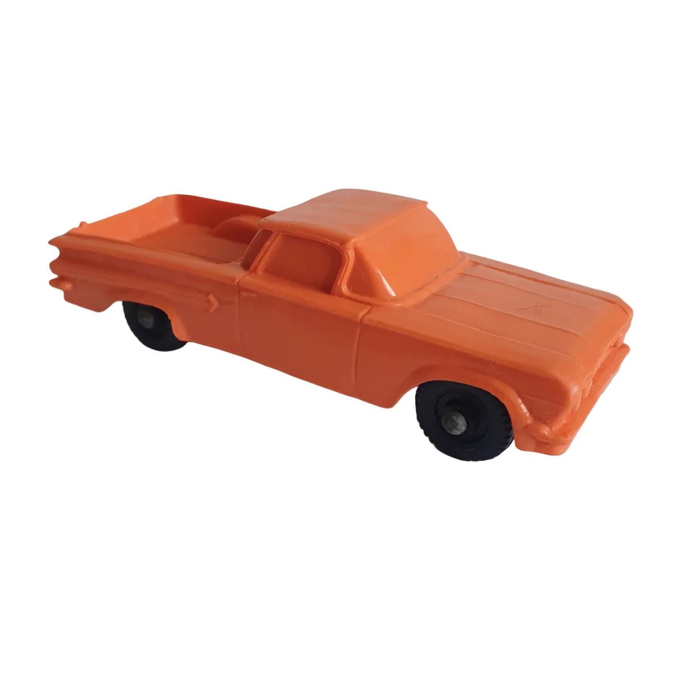 Vintage Tomte Laerdal Stavanger Norway Orange Vinyl Chevrolet El