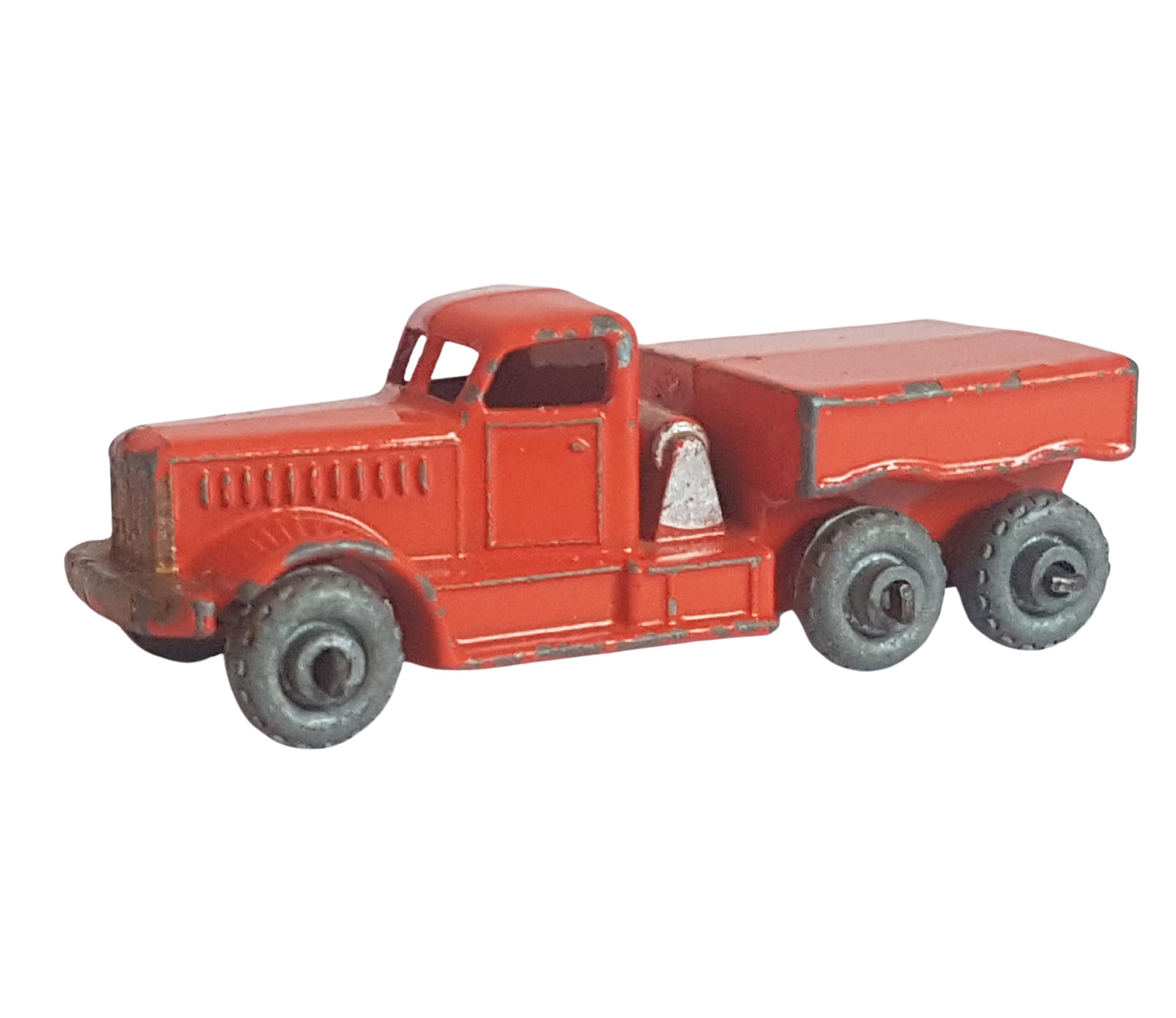 Vintage Lesney Matchbox Moko Orange Diecast Diamond T Prime Mover