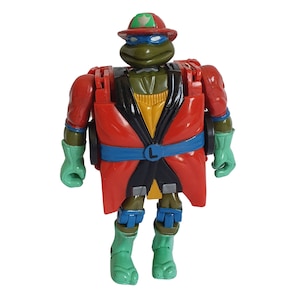 Vintage Playmates TMNT Ninja Turtles Road Ready Leo Transforming Figure