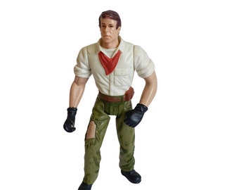 Figura vintage de Alan Grant de Jurassic Park III de Hasbro de 3 pulgadas • Figura de acción de la película • Coleccionables de Jurassic Park