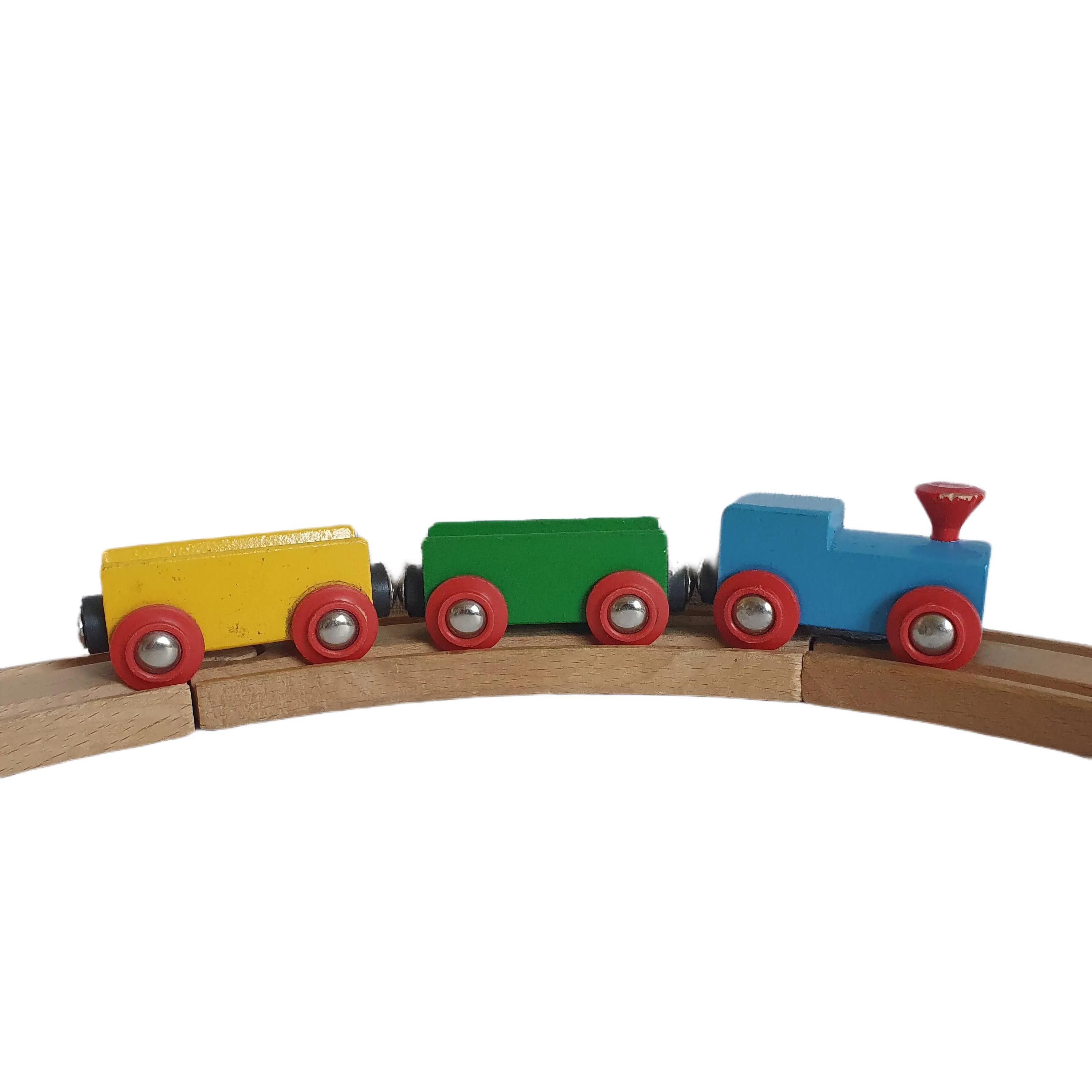 Train Brio Wooden Railway - Set Complet N°33143 - Vintage 1985 - Introuvable