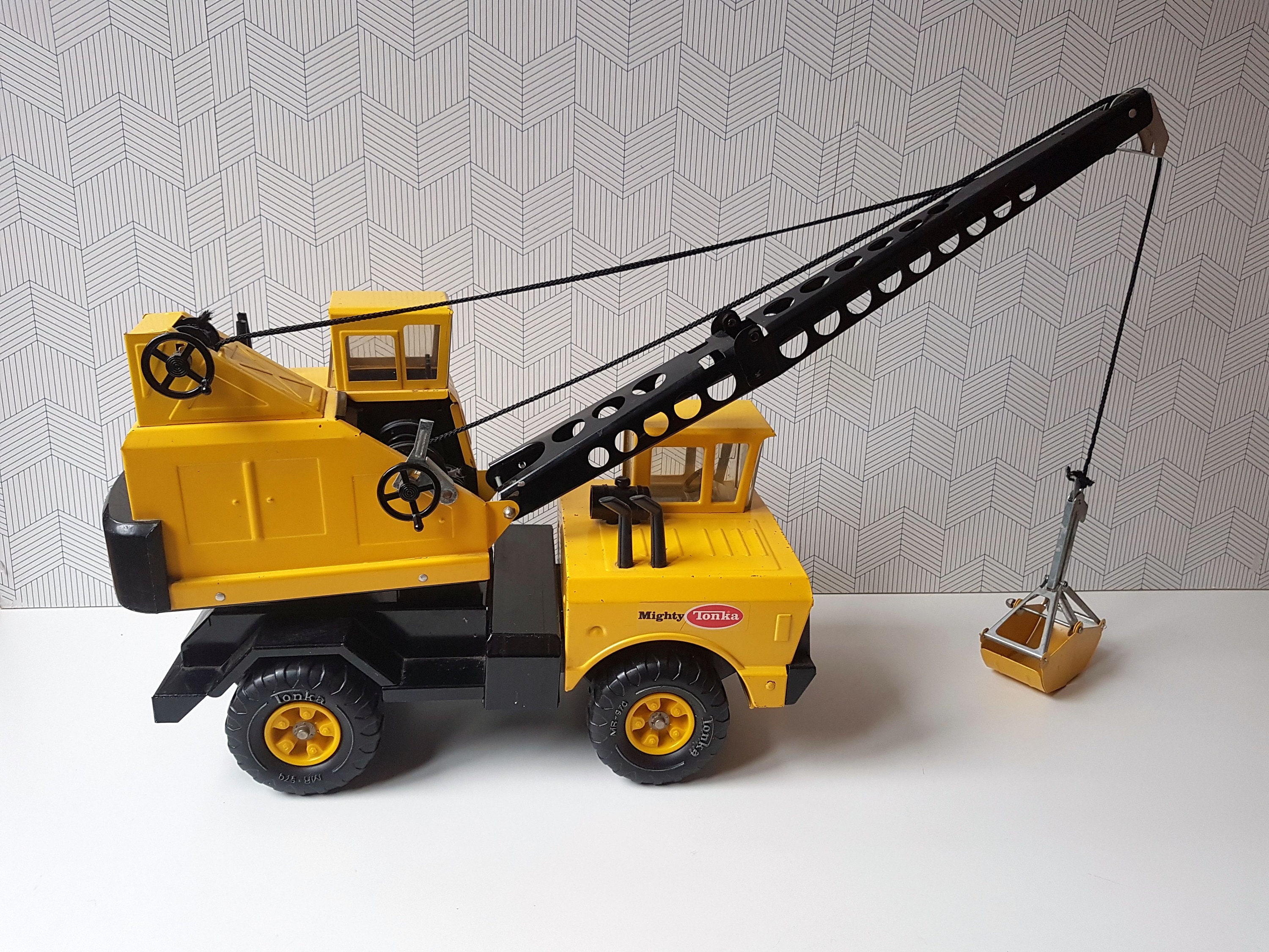 Vintage Pressed Steel Mighty Tonka Mobile Crane - Etsy