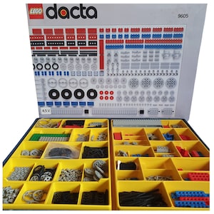 Vintage LEGO Dacta 4.5V Technic Resource Set - Large #9605 - Etsy
