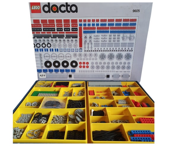Vintage LEGO Dacta 4.5V Technic Resource Set - Large #9605 - Etsy