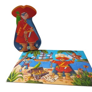 Rompecabezas de la Isla del Tesoro de Djeco Silhouette (36 piezas)