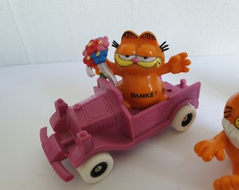 ヴィンテージ Bully 西ドイツ ガーフィールド PVC フィギュア (ロット