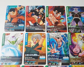 ヴィンテージ日本製バンダイドラゴンボール Z データカードダスカード