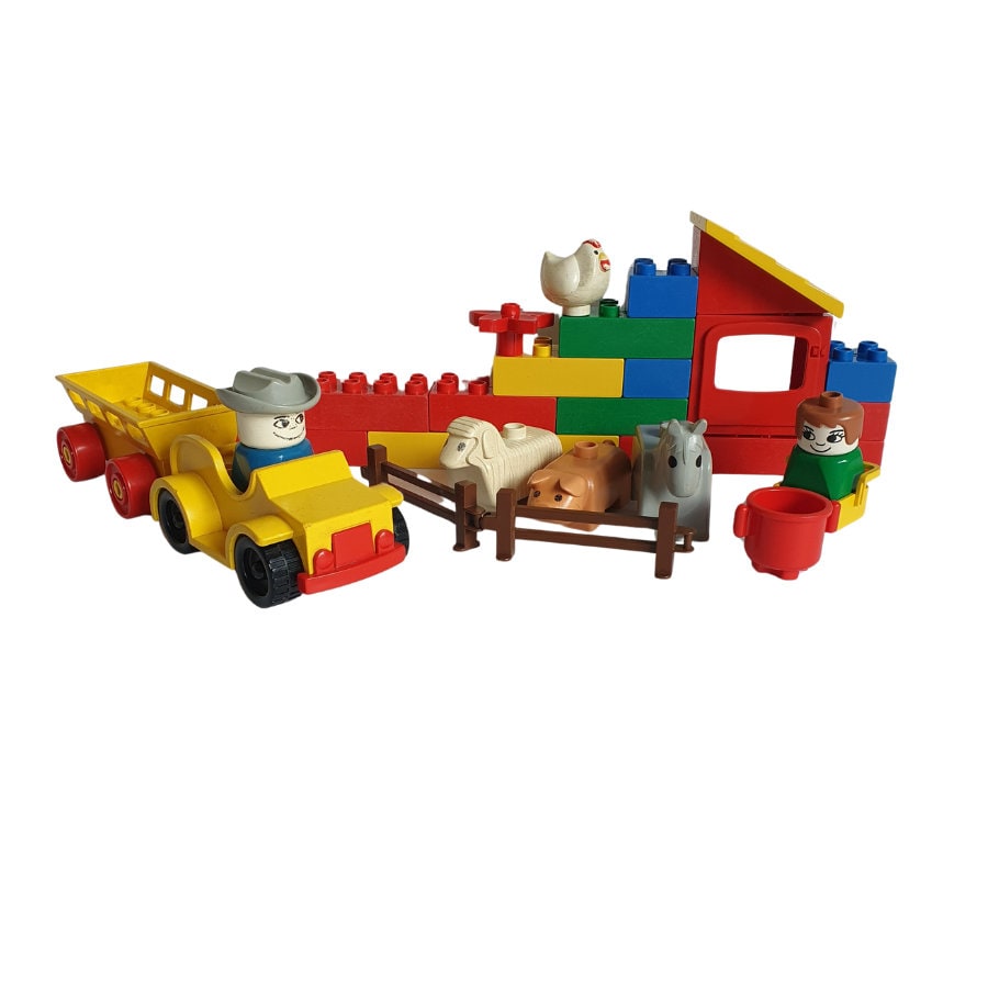 Vintage Lego Duplo Farm Playset