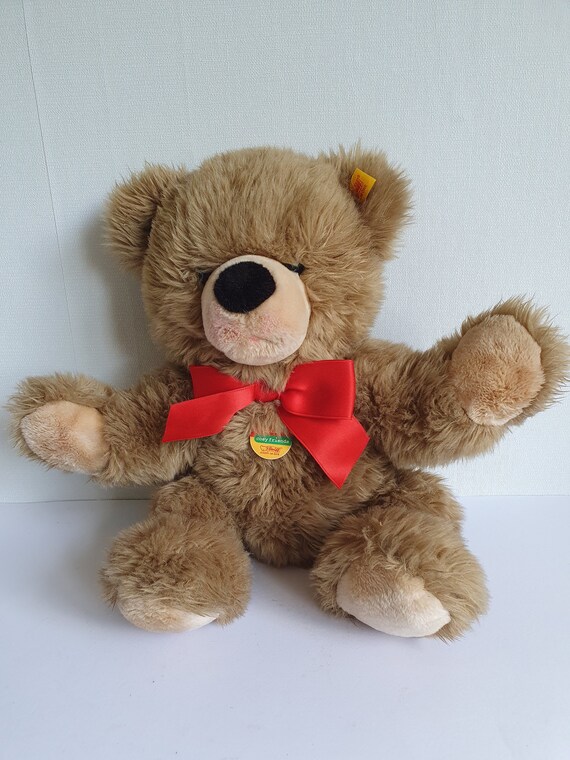 Vintage Steiff Cozy Friends Bobby Plush Bear 16 Etsy New Zealand