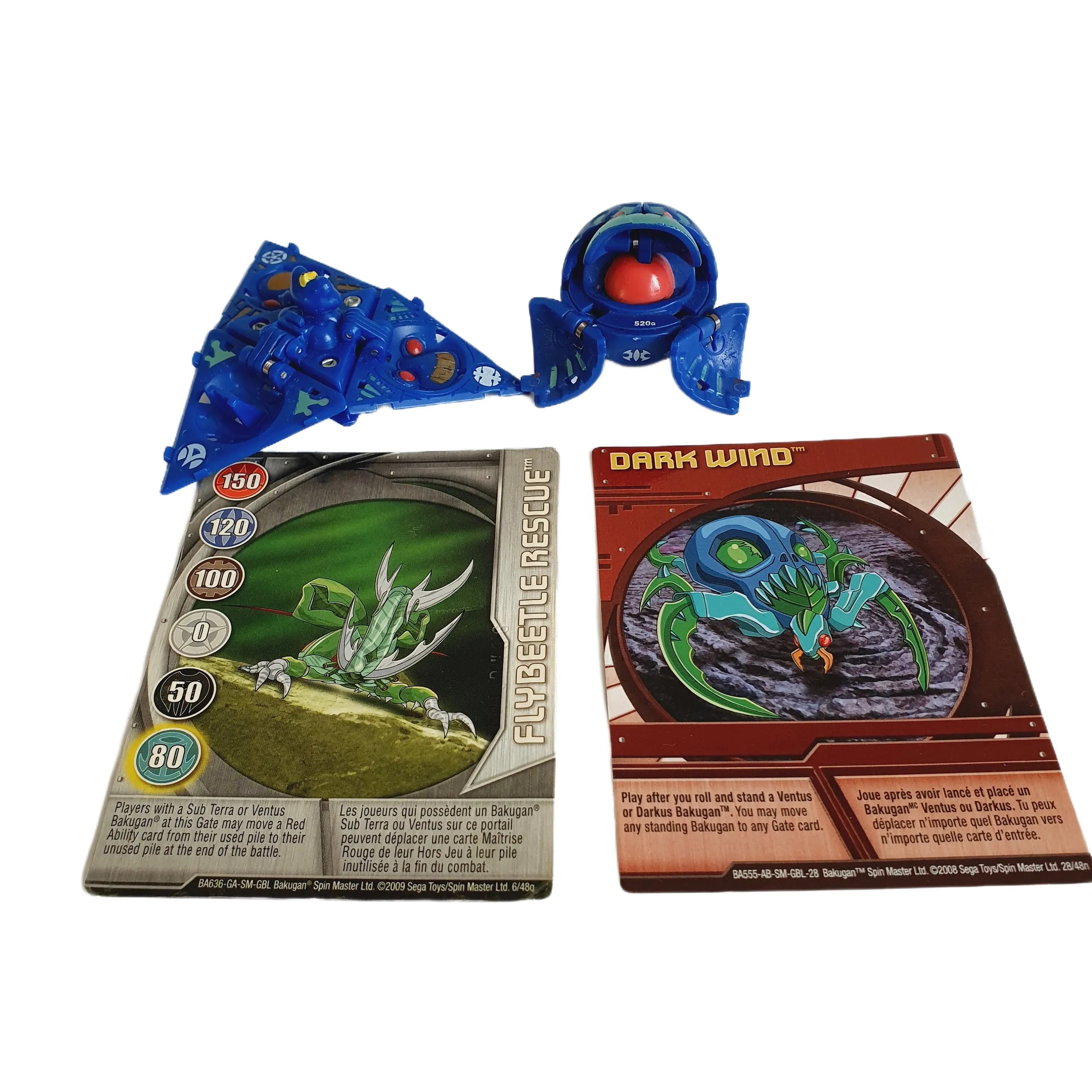 Spinmaster Bakugan Brawler Aquos Frosch 520G & Tripod Epsilon Trap