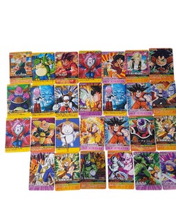 Vintage Japanese Bandai Dragon Ball Z Impact Carddass Cards (lot