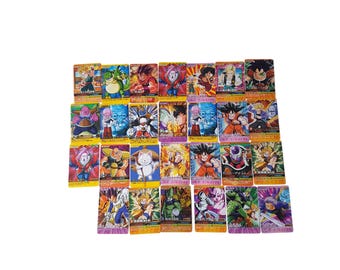 Vintage Japanese Bandai Dragon Ball Z Impact Carddass Cards (lot
