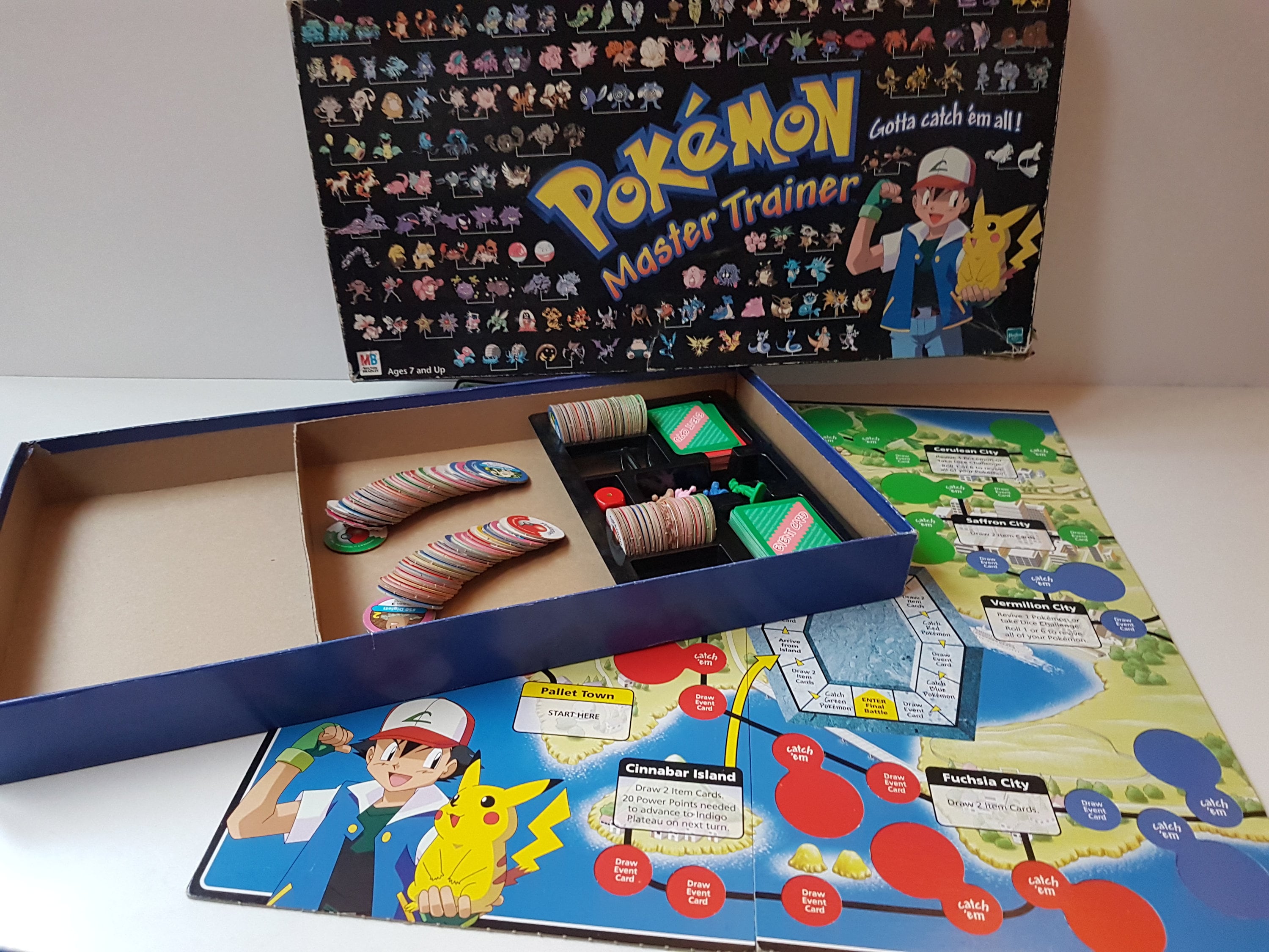 Vintage Hasbro Pokémon Master Trainer Boardgame - Etsy Nederland