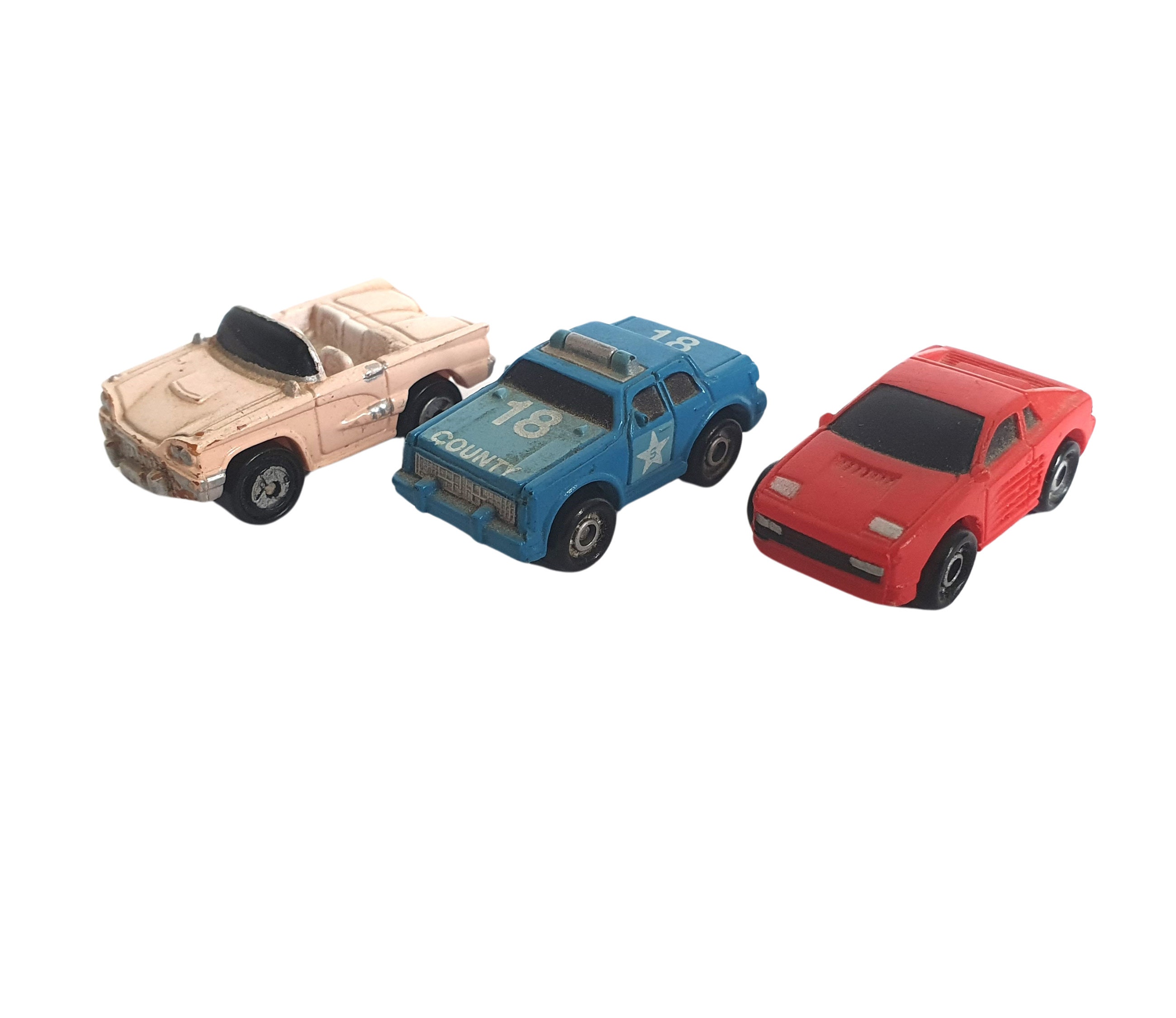 Vintage Galoob Micro Machines Micro Cars Ford Thunderbird Ferrari