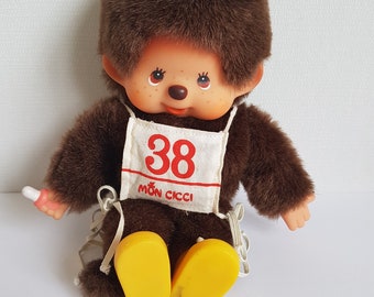 おしゃぶりモンチッチ初代 ヴィンテージ 1974〜78年 希少タグ☆初代