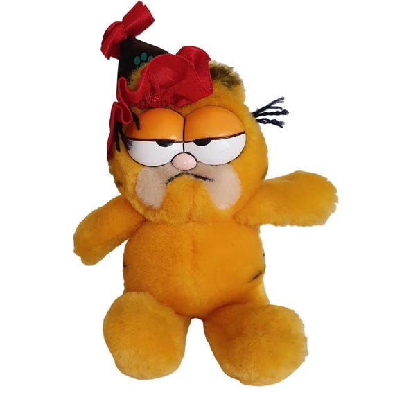 Vintage Hallmark Dakin Garfield “I Am the Party Birthday Box