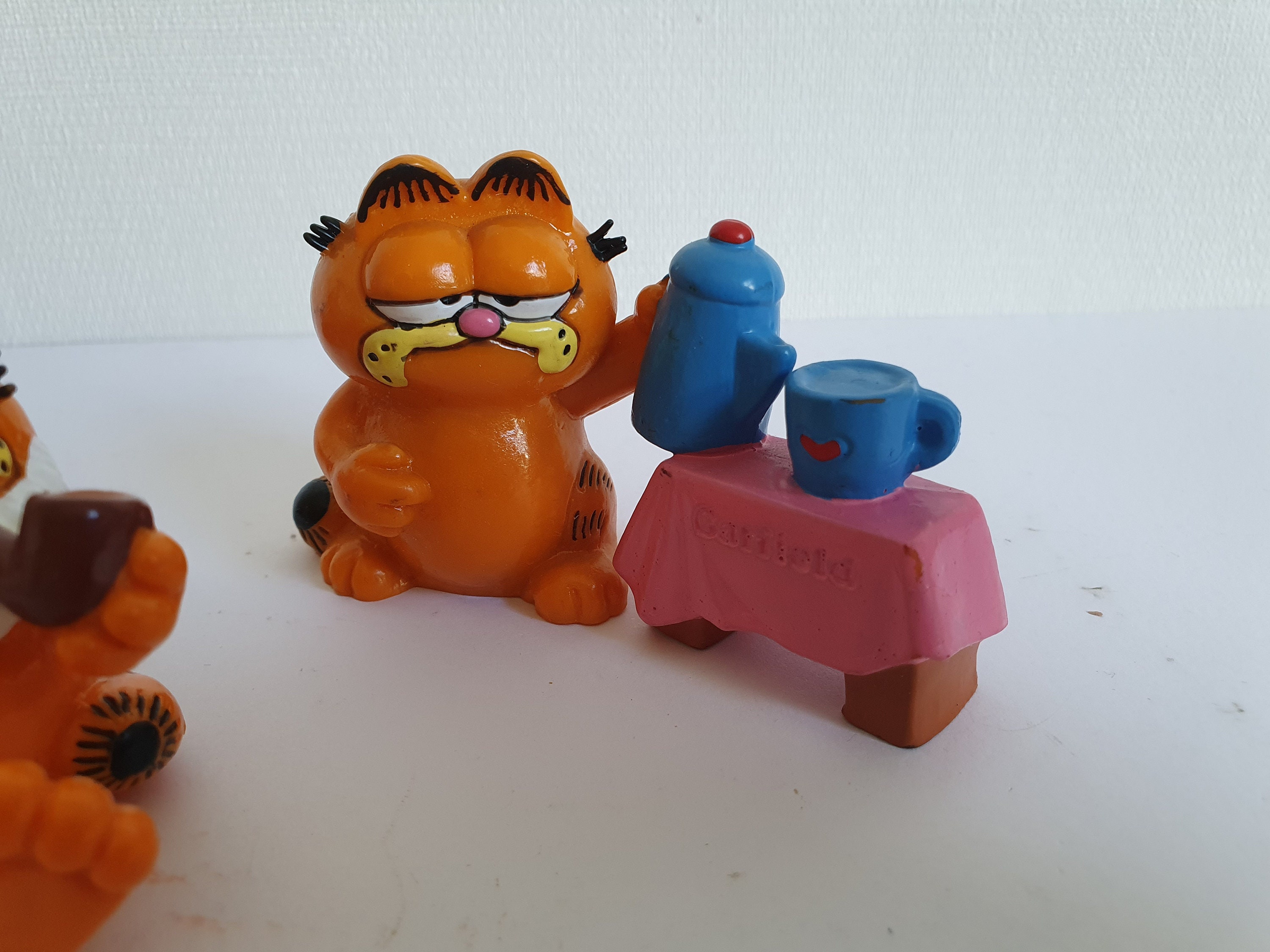 ヴィンテージ Bully 西ドイツ ガーフィールド PVC フィギュア (ロット