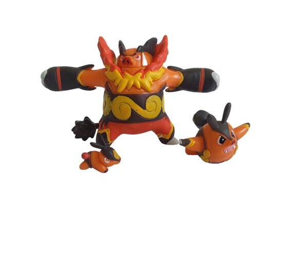 Tepig Pignite Emboar Amazon.com: Pokemon Attack Figure B&W Series #3