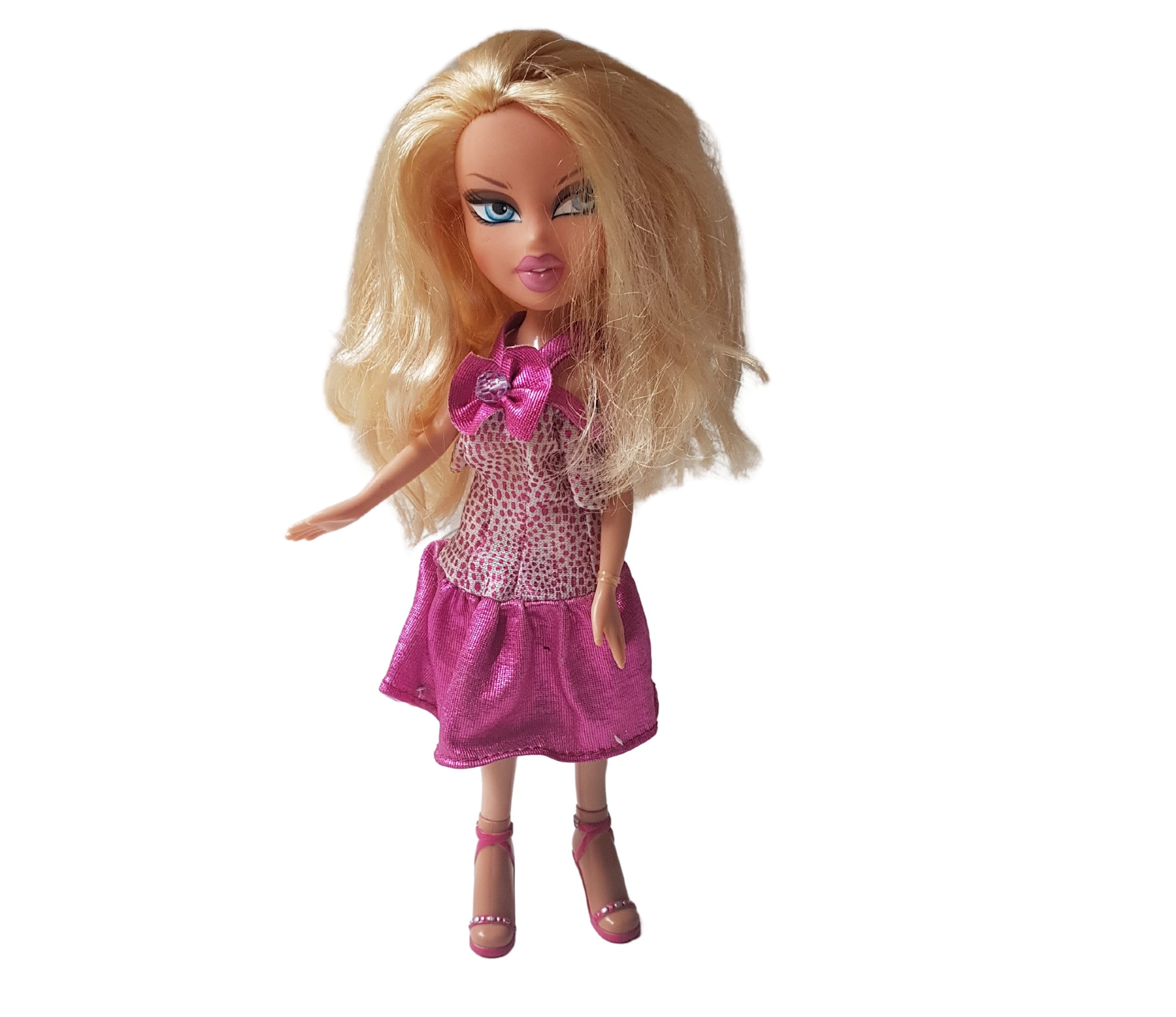 bratz pink dress Bratz Be-Bratz series 10 inch doll Cloe Pink Dress With Cat