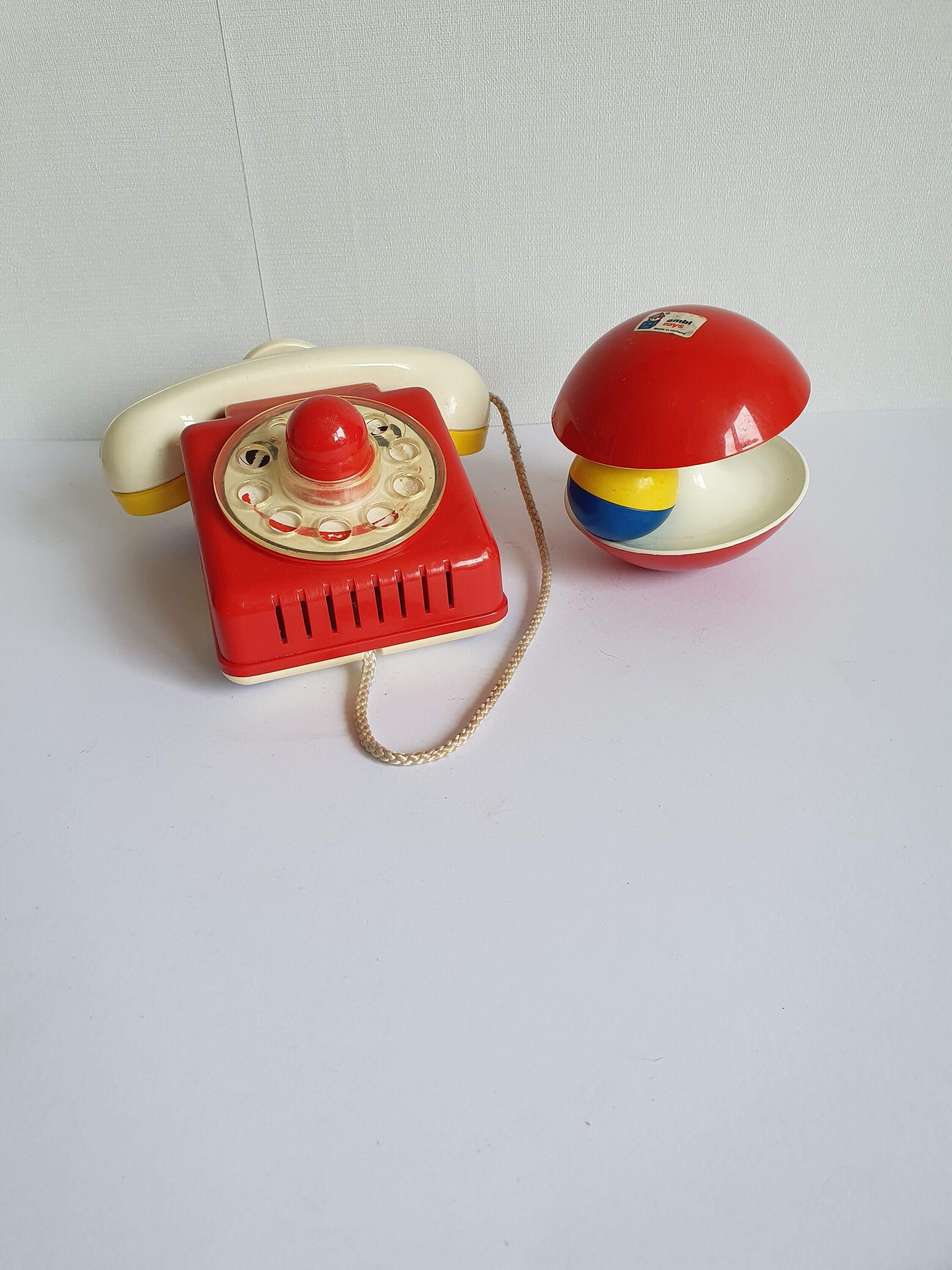 Vintage 1970’s Children’s Toy Telephone By Ambi