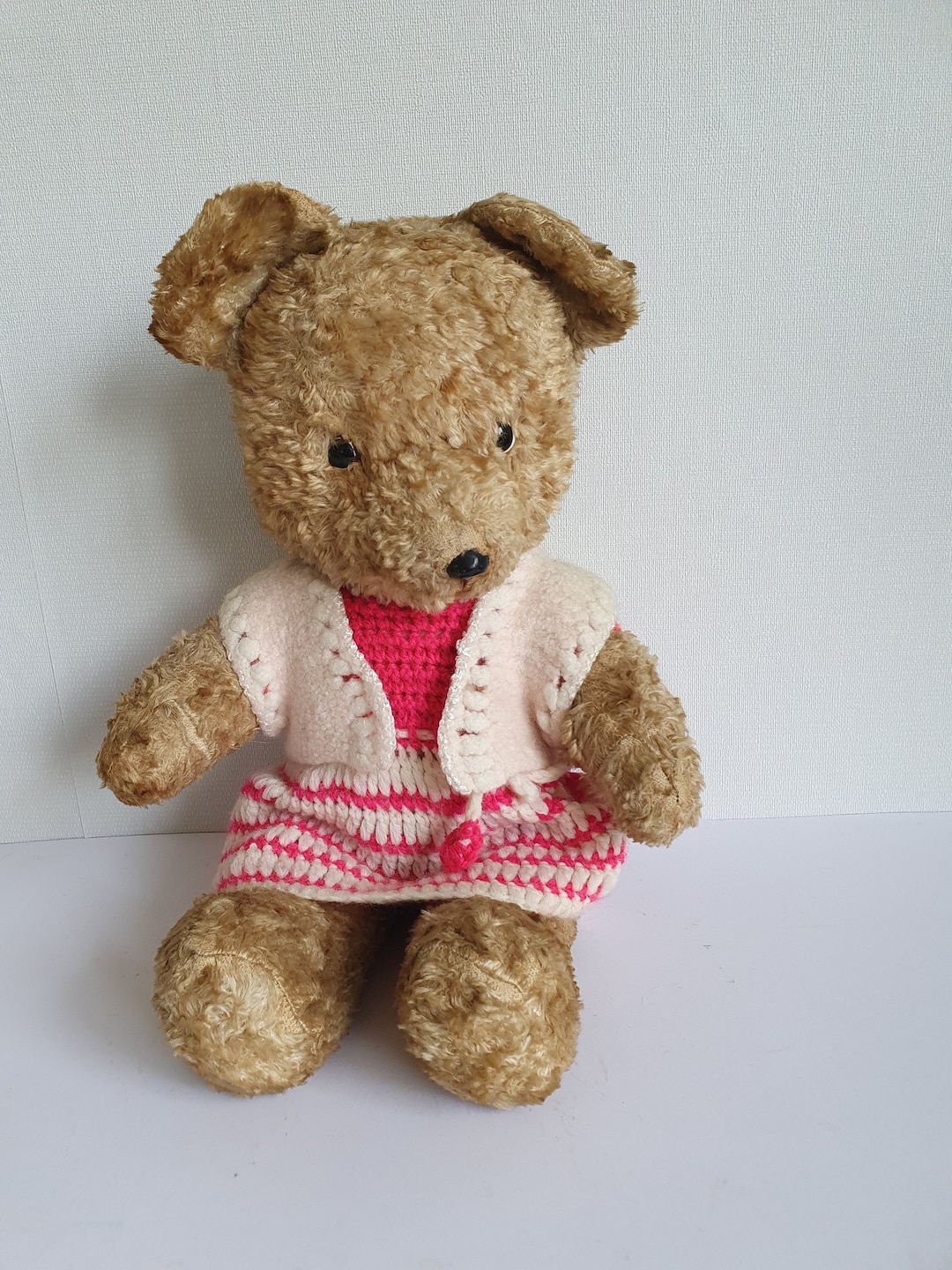 Ancien Ours En Peluche Français - Vintage Teddy Bear - Très Bon état
