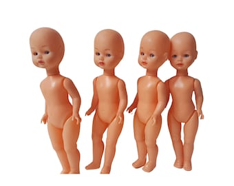 Vintage Galba dolls with sleepy eyes Made in Italy