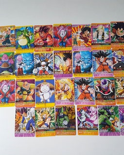 Vintage Japanese Bandai Dragon Ball Z Impact Carddass Cards (lot
