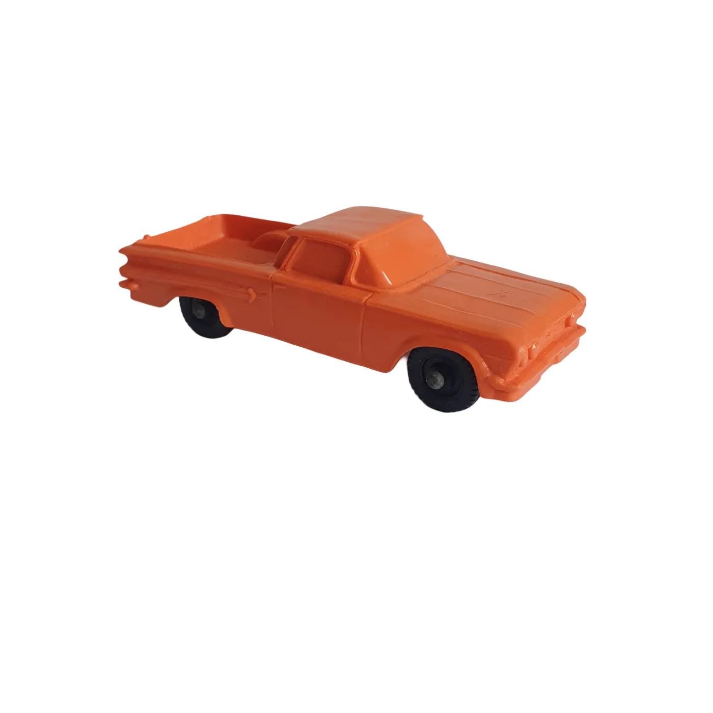 Vintage Tomte Laerdal Stavanger Norway Orange Vinyl Chevrolet El
