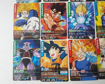 ヴィンテージ日本製バンダイドラゴンボール Z データカードダスカード
