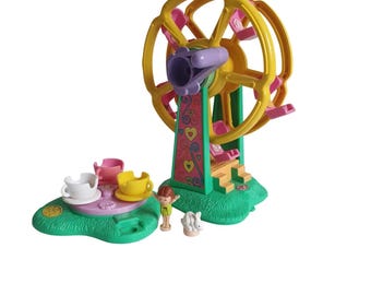 Vintage Bluebird 1996 Polly Pocket Polly's Rides & Surprises Fun Fair #17924