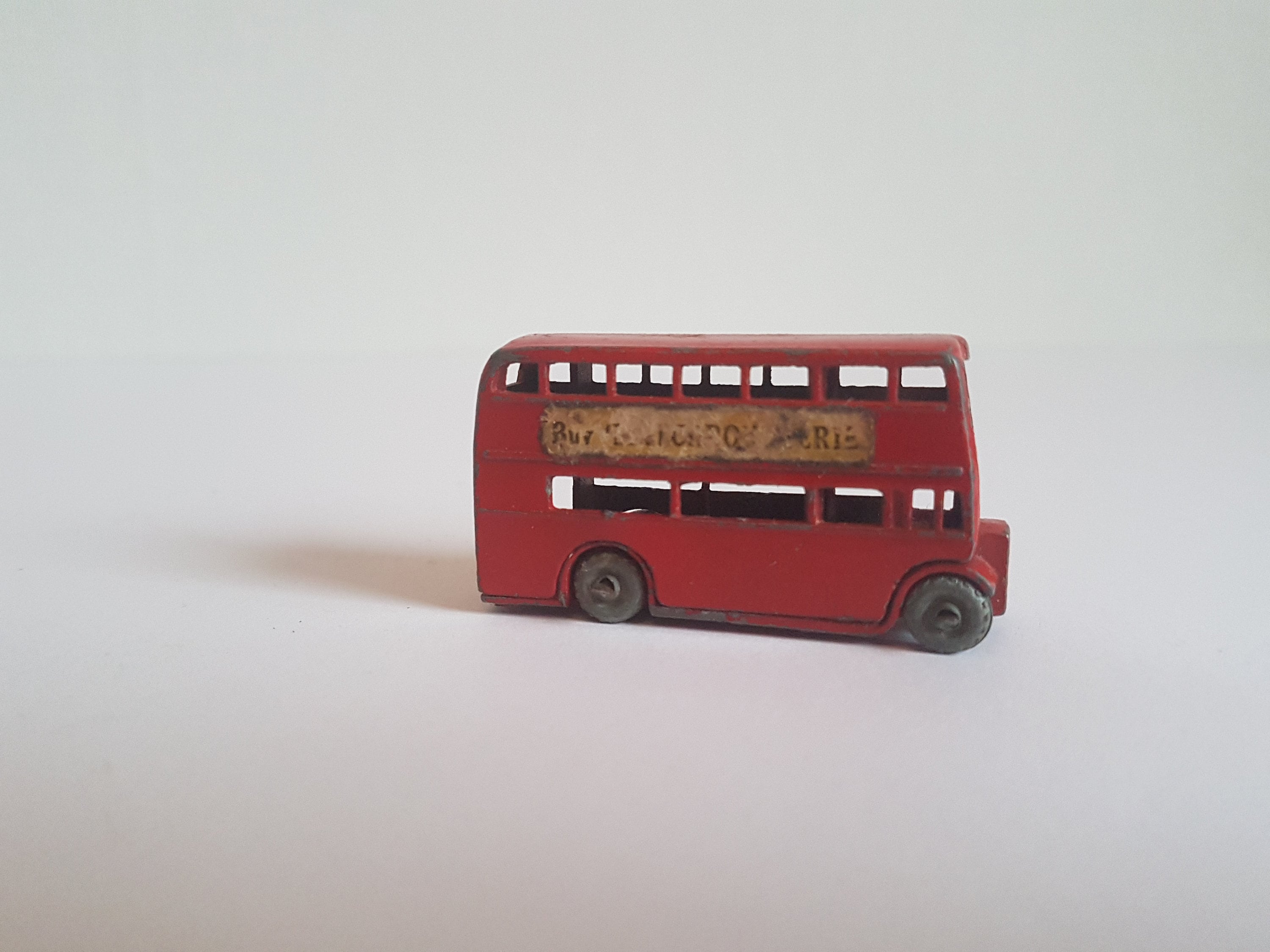 Vintage Lesney Matchbox Moko London Bus W/metal Wheels #5-B