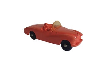 Vintage Tomte Laerdal Stavanger Norway Red Vinyl Sunbeam Alpine