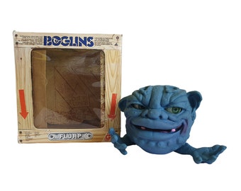 Vintage Action GT Flurp Vlobb Plunk Boglin w/ Crate Box