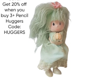 Vintage Precious Moments Doll Pincher • 1990s Collectible • Sweet Retro Gift