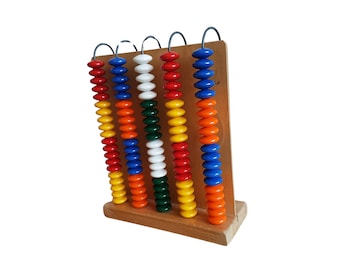 Vintage Large Wooden Abacus