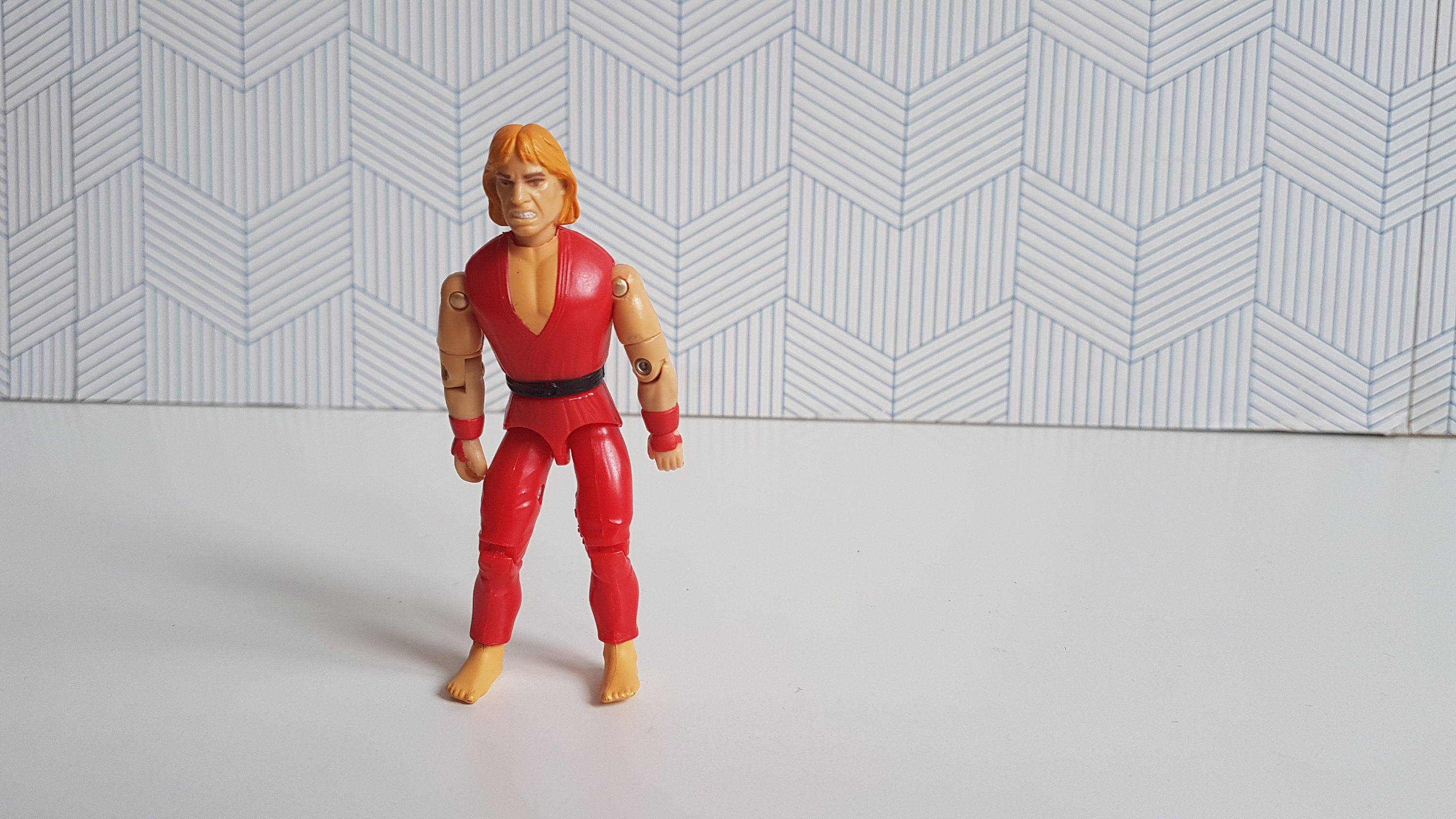 Vintage Hasbro Street Fighter Ken Masters Action Figure 4 Etsy
