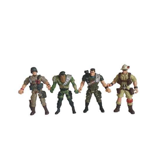 Vintage Chap Mei Soldier Force Action Figures Lot – Military Army