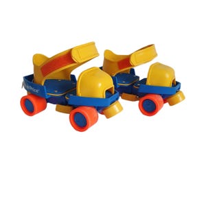 Vintage Fisher Price 1-2-3 Patins à roulettes Taille réglable