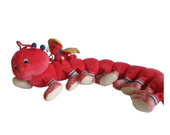 Vintage Commonwealth Spielzeug und Neuheit Co. Lots-a-lots-a-legggggggs Leggggggggie Lingo Caterpillar Gabby